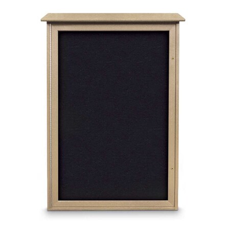 United Visual Products Indoor Enclosed Combo Board, 72"x36", White Frame/Green & Cobalt UVCB7236W-GREEN-COBACC